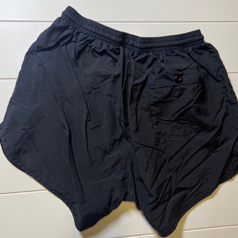 Soffe Ranger Panty Running Shorts Mens Medium Black Nylon Silkies PT Training